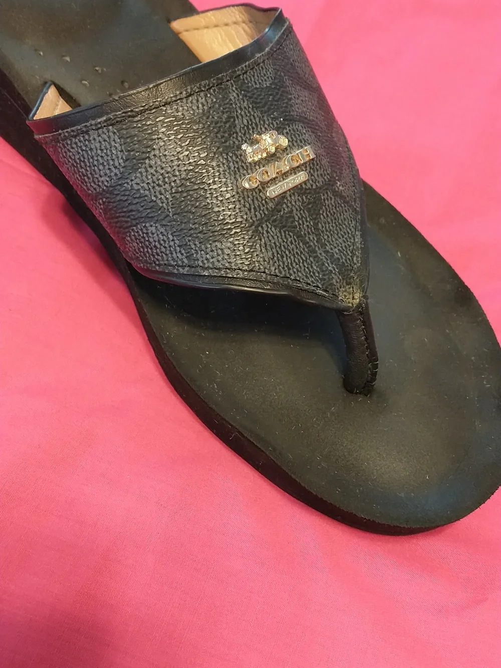 Coach Monogram Thong Sandals - Picture 9 of 10